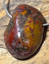 Heliotrop Trommelstein Edelstein Schmuck Ketten Anhänger - A Qualität #6456