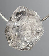 Herkimer "Diamant" Quarz Trommelstein Schmuck Ketten Anhänger - Edelstein A Qualität #7130