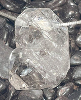Herkimer "Diamant" Quarz Trommelstein Schmuck Ketten Anhänger - Edelstein A Qualität #6699