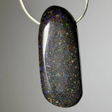 Colgante de Ópalo Precioso de Honduras, Piedra Tamboreada, Joya, Colgante de Collar - Collar de Piedras Preciosas - Calidad A #6876