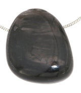 High-quality Hypersthene Tumbled Gemstone Jewelry Pendant - A Grade #0171
