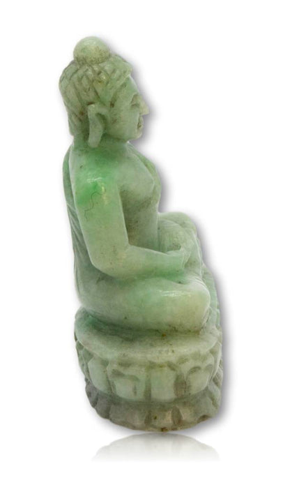 Buddha Figur aus Burma Jade - Handgeschnitzt - AAA Qualität #5380