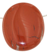 roter Jaspis Trommelstein Edelstein Schmuck Ketten Anhänger - A Qualität - #5709