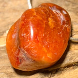 Karneol natur Trommelstein Edelstein Schmuck Ketten Anhänger - A Qualität - #6307 - seelensteinchen