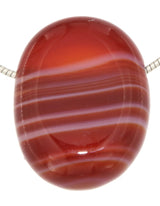 Karneol Trommelstein Edelstein Schmuck Ketten Anhänger - A Qualität #1105