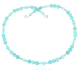 Collar de gema de amazonita - Colgante - Plata 925 #5150