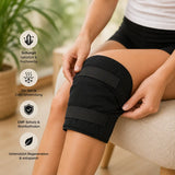 Schungit Knie-Gurt / Bandage (gefüllt mit Schungit-Splitt)