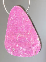 XL Cobalto Calcita Piedra Rodada Gema Joya Colgante para Collar - Calidad A #0301