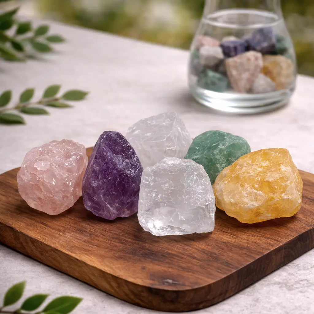 komplett-rosenquarz-bergkristall-aventurin-amethyst-edelsteinwasser-wassersteine-energetisieren-direktmethode-geschenk-seelensteinchen