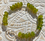 Korea Jade - Bergkristall Edelstein Schmuck Armband - 925er Silber Schmuck - #6058