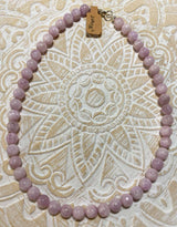 Kunzit Schmuck - Edelsteinkette - Edelstein Kette - Collier - 925er Silber #5105