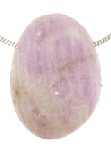 Kunzit Trommelstein Edelstein Schmuck Ketten Anhänger - A Qualität #6898