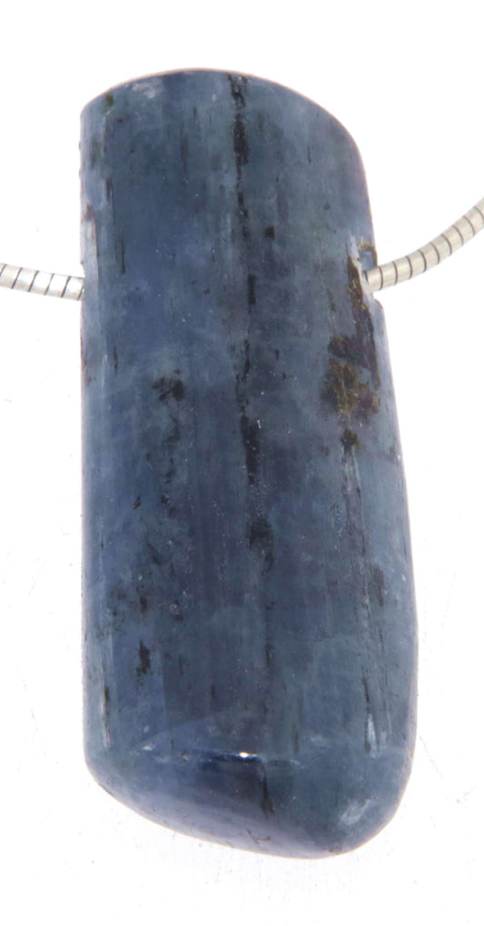 Kyanit / Disthen Trommelstein Edelstein Schmuck KettenAnhänger - A Qualität #6547