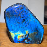 Labradorit Anschliff Madagaskar – Intensiv Blau | 1159 g #8122
