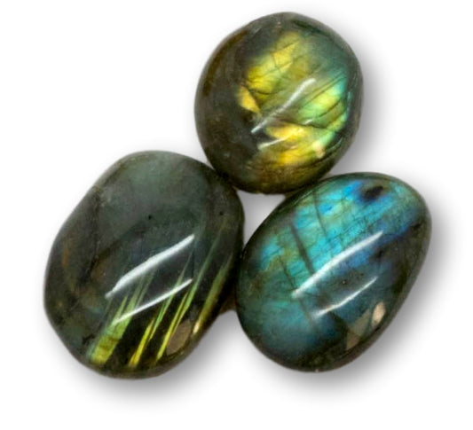 Labradorit Edelstein - Trommelstein - Handschmeichler - A Qualität #5417