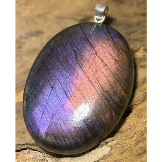 Labradorit Edelstein Schmuck Ketten Anhänger A Qualität - 925er Silber #7452 - seelensteinchen