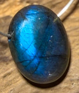 Labradorit Trommelstein Edelstein Schmuck Ketten Anhänger - A Qualität #0058 - seelensteinchen