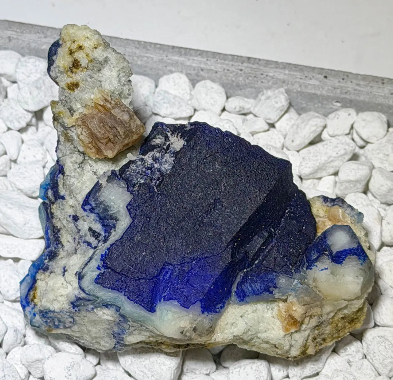 Lapislazuli Kristall - Pyrit Rohstein - Handschmeichler - Mineralien - Edelstein - A Qualität #7106 - seelensteinchen