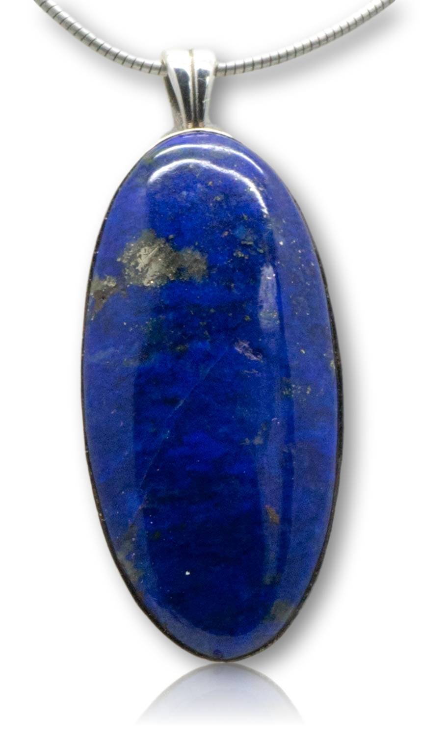 Anhänger Lapislazuli - Lapis Lazuli Edelstein A Qualität - 935er Silber - MADE IN GERMANY #5293