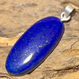 Lapislazuli Anhänger – tiefblauer Edelstein mit Goldsprenkeln #8044 - seelensteinchen