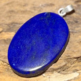 Lapislazuli Anhänger – tiefblauer Edelstein mit Goldsprenkeln #8045 - seelensteinchen
