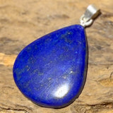 Colgante de lapislázuli – gema azul profundo con motas doradas #8042 - seelensteinchen