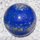 Lapislazuli Kugel 53mm - Handschmeichler - Auflagestein - Massagestein - 234g, poliert #6787
