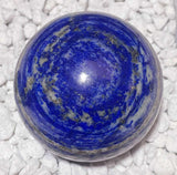Esfera de Lapislázuli 58mm - Piedra de tacto - Piedra para apoyar - Piedra de masaje - 311g, pulida #6534