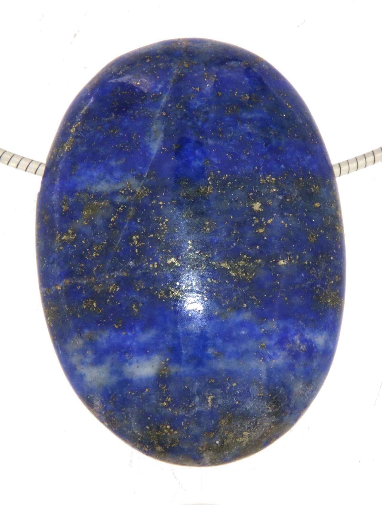 Lapis Lazuli Trommelstein Edelstein Schmuck Anhänger - A Qualität #6600