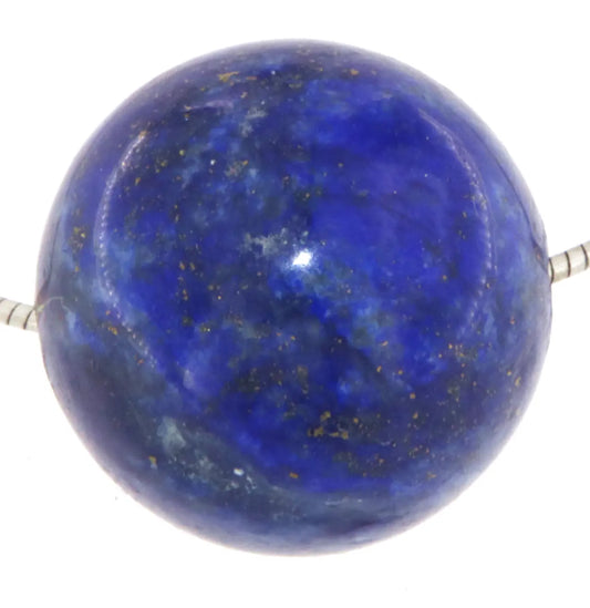 Lapislazuli - Lapis Lazuli Kugel Anhänger 20mm - Trommelstein Schmuck Ketten Anhänger - Edelstein A Qualität #6281