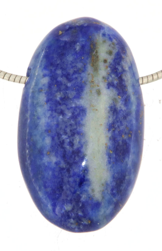 Lapislazuli / Lapis Lazuli Trommelstein Edelstein Schmuck Ketten Anhänger - A Qualität #5743