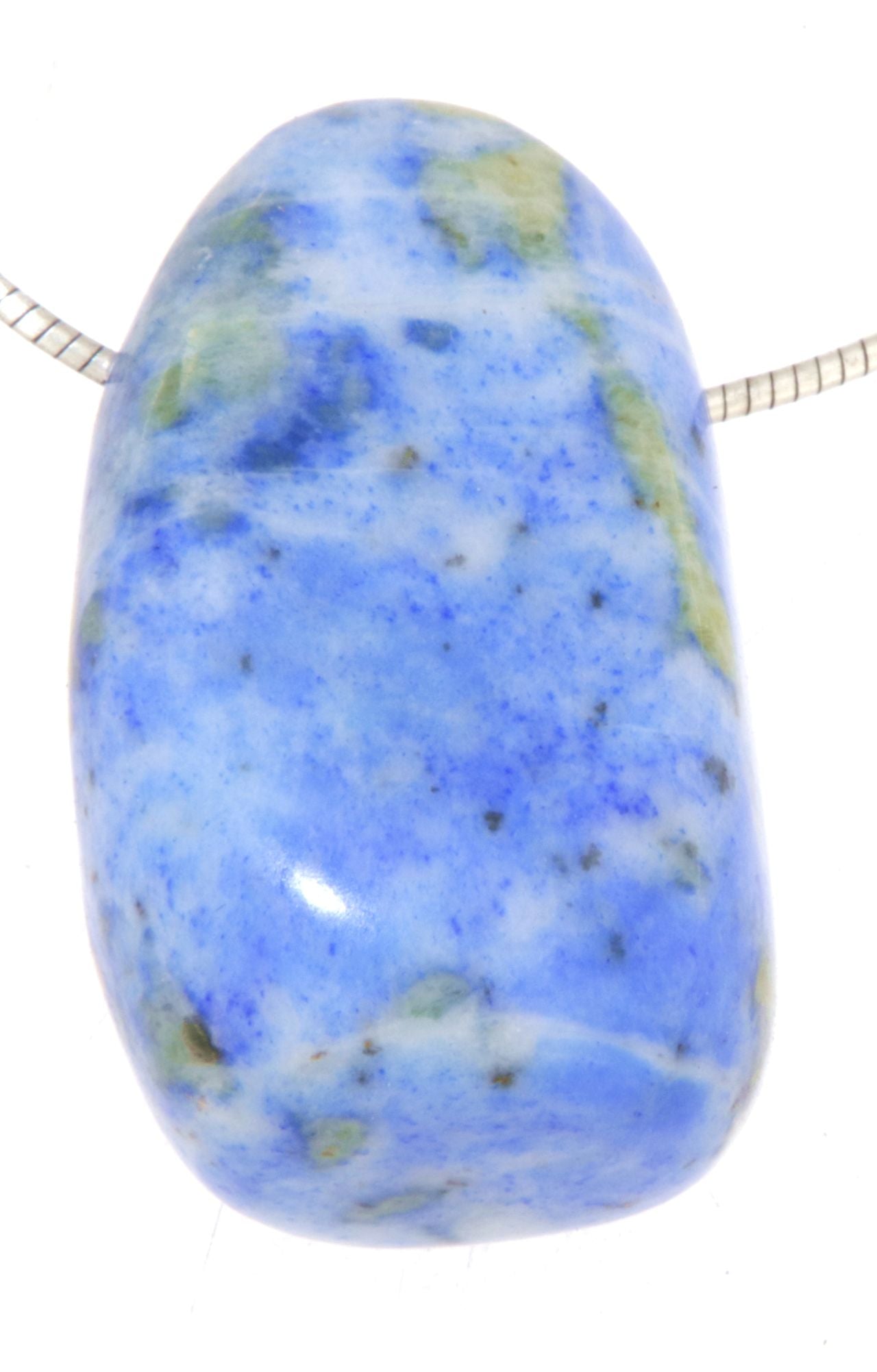 Lapis Lazuli / Lapislazuli Trommelstein Edelstein Schmuck Ketten Anhänger - A Qualität #6859
