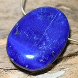 Lapis Lazuli / Lapislazuli Trommelstein Schmuck Anhänger - A Qualität #0226