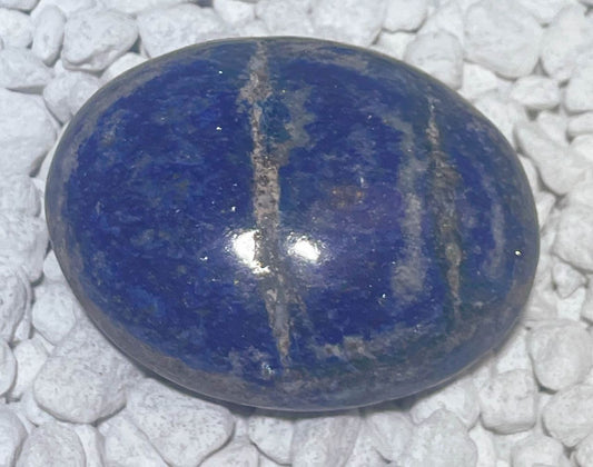 Lapislazuli Seifenstein - Handschmeichler - Auflagestein - Massagestein - 94g, poliert #6528