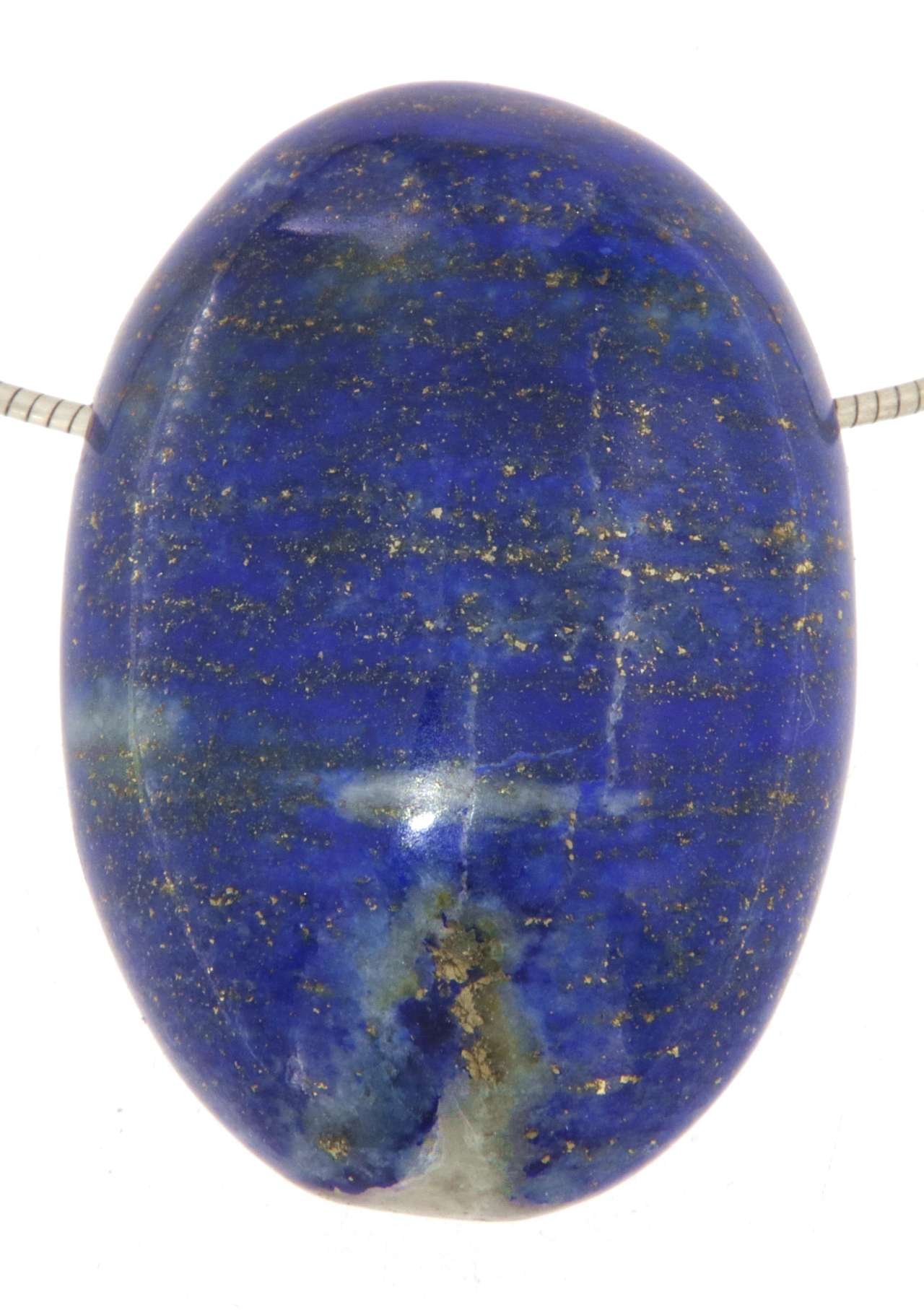 Lapis Lazuli / Lapislazuli Trommelstein Edelstein Schmuck Anhänger - A Qualität #5262