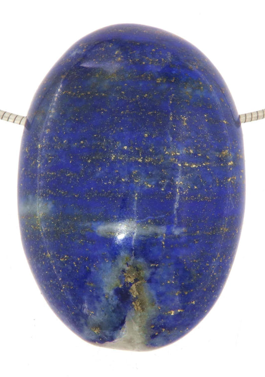 Lapis Lazuli / Lapislazuli Trommelstein Edelstein Schmuck Anhänger - A Qualität #5262