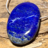 Lapis Lazuli / Lapislázuli Piedra Rodada Colgante de Joyería - Calidad A #0226