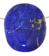 Lapis Lazuli / Lapislazuli Trommelstein Edelstein Schmuck Ketten Anhänger - A Qualität #6643