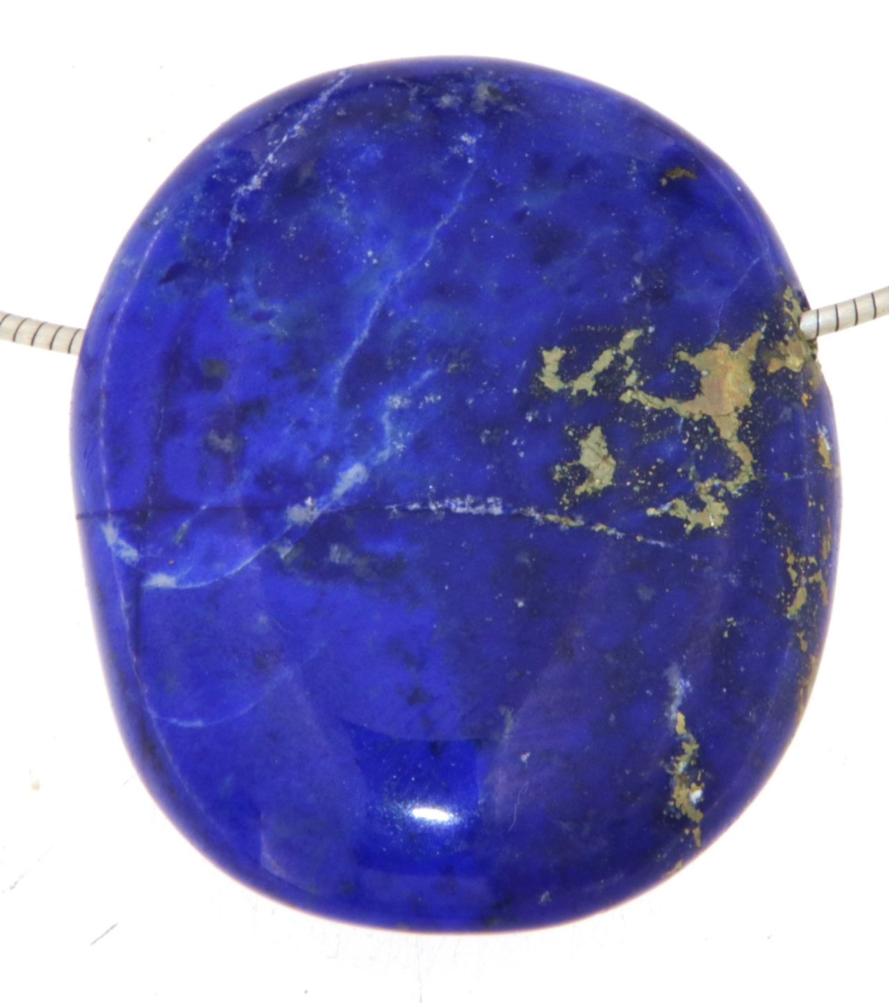 Lapis Lazuli / Lapislazuli Trommelstein Edelstein Schmuck Ketten Anhänger - A Qualität #6643