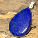 Lapis Lazuli Pendant - Deep Blue Gemstone with Gold Flecks #8042 - seelensteinchen