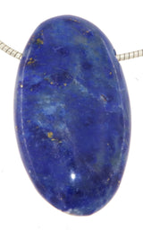 Lapis Lazuli Trommelstein Edelstein Schmuck Ketten Anhänger - A Qualität #5559