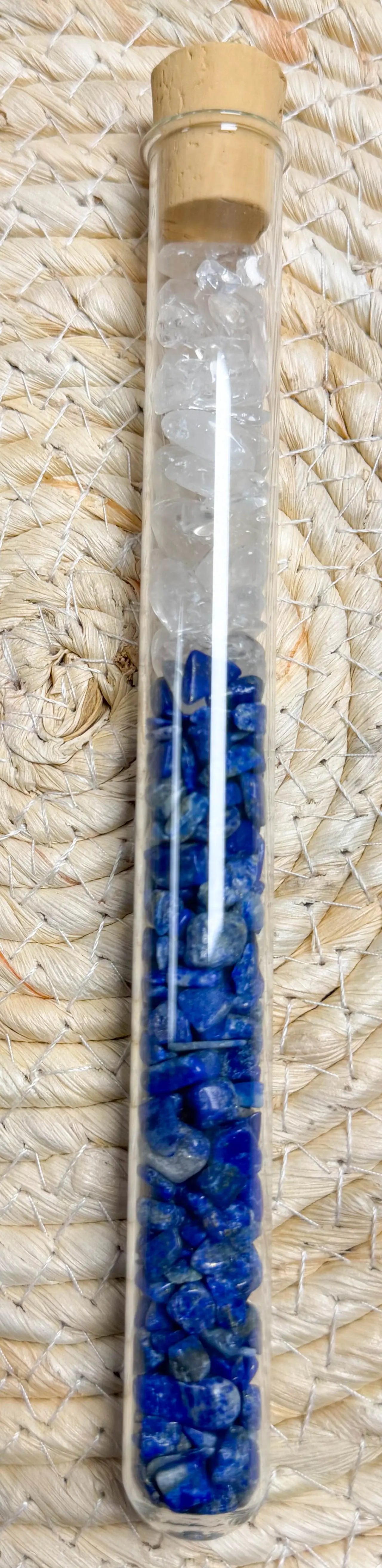 Edelsteinwasser Stab Lapislazuli Mischung - Wassersteine - Wasser energetisieren - seelensteinchen