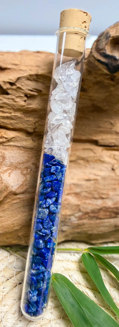 Edelsteinwasser Stab Lapislazuli Mischung - Wassersteine - Wasser energetisieren - seelensteinchen