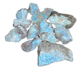 Larimar en bruto - 750g - Piedra pulida - Gema rodada - Minerales - Calidad A #6522
