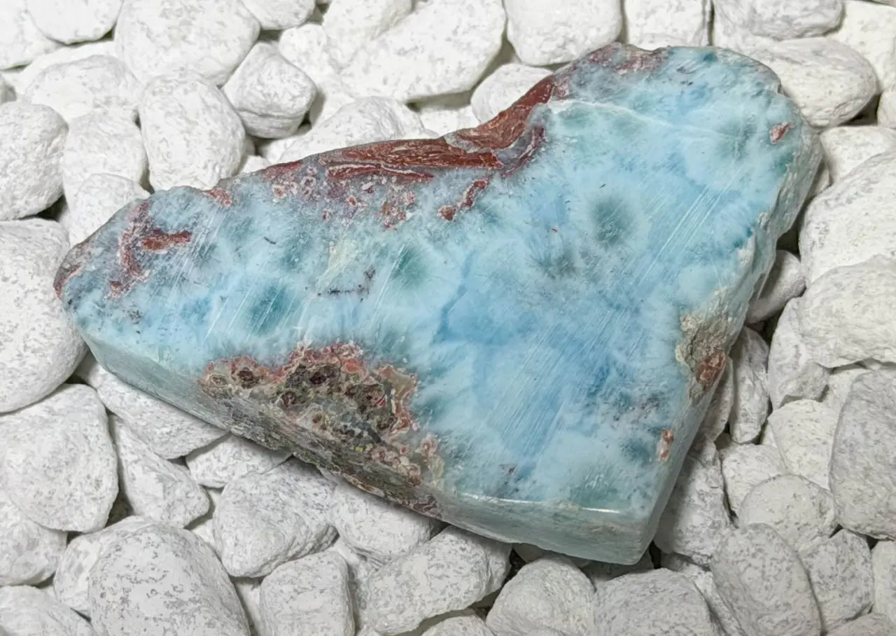 Larimar Scheibe Slabs Handschmeichler Auflagestein Trommelstein Edelstein #6347 - seelensteinchen