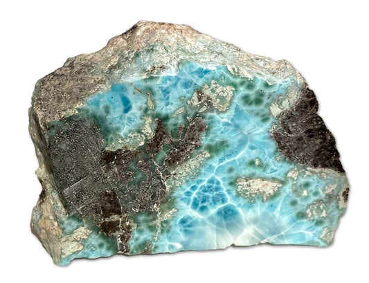 Larimar Rohstein - 1052g - Handschmeichler - Mineralien - Edelstein - A Qualität #6383