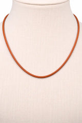 Geschmeidiges Ziegenlederband ocker – 1,4 mm | 100 cm Schmuckband