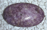 Lepidolith Seifenstein - Handschmeichler - Auflagestein - Massagestein 90g, poliert - Sonderqualität #6795