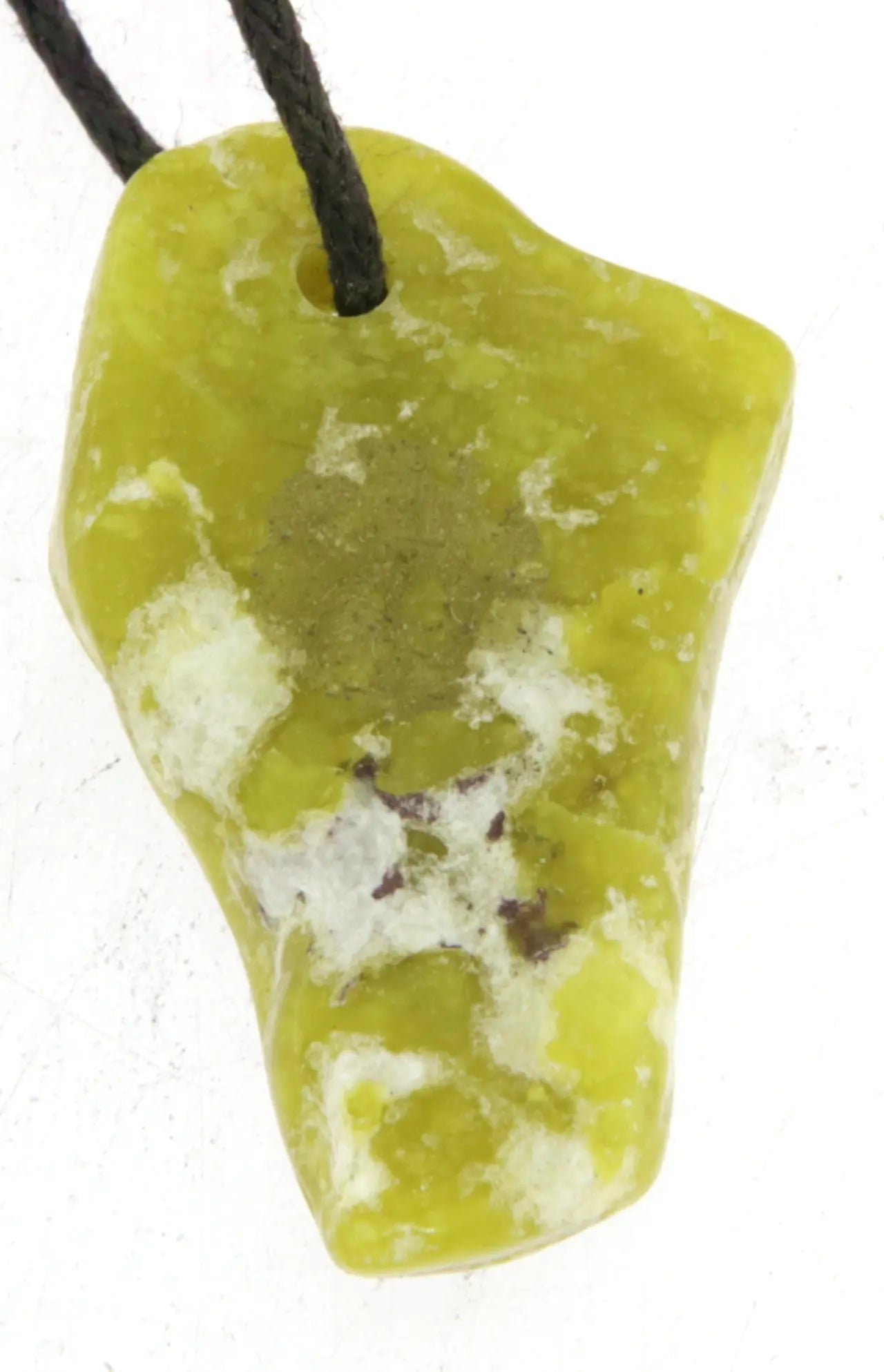 Lizardit / Norwegische Jade Trommelstein Edelstein Schmuck Ketten Anhänger #0527