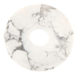 Magnesit Donut - PI Scheibe - Edelstein Schmuck Ketten Anhänger 30mm - A Qualität #6121
